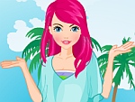 Beautiful Woman on the Beach Dress Up Game - GirlGames4u.com